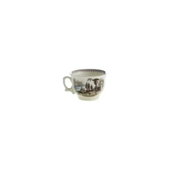 Set de 12 tazas de desayuno con platillos colección Atenea