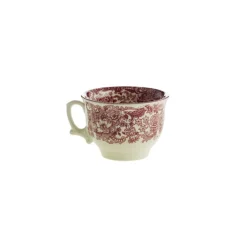 Set de 4 tazas de desayuno con platillos colección 202 Rosa