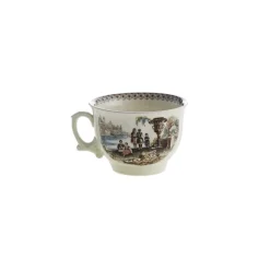 Set de 4 tazas de desayuno con platillos colección Atenea