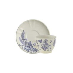 Set de 4 tazas de té con platillos colección Primavera
