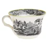 Set de 4 tazas de té con platillos colección Negro Vistas Yellow by Aaron Stewart