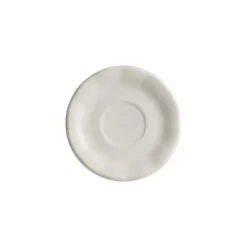 Set de 4 tazas de té con platillos colección Aurora Blanca