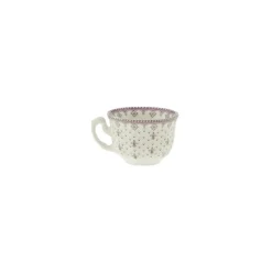 Taza de café colección Flor de Lis Rosa
