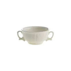 Taza de consomé colección Imperio Blanca