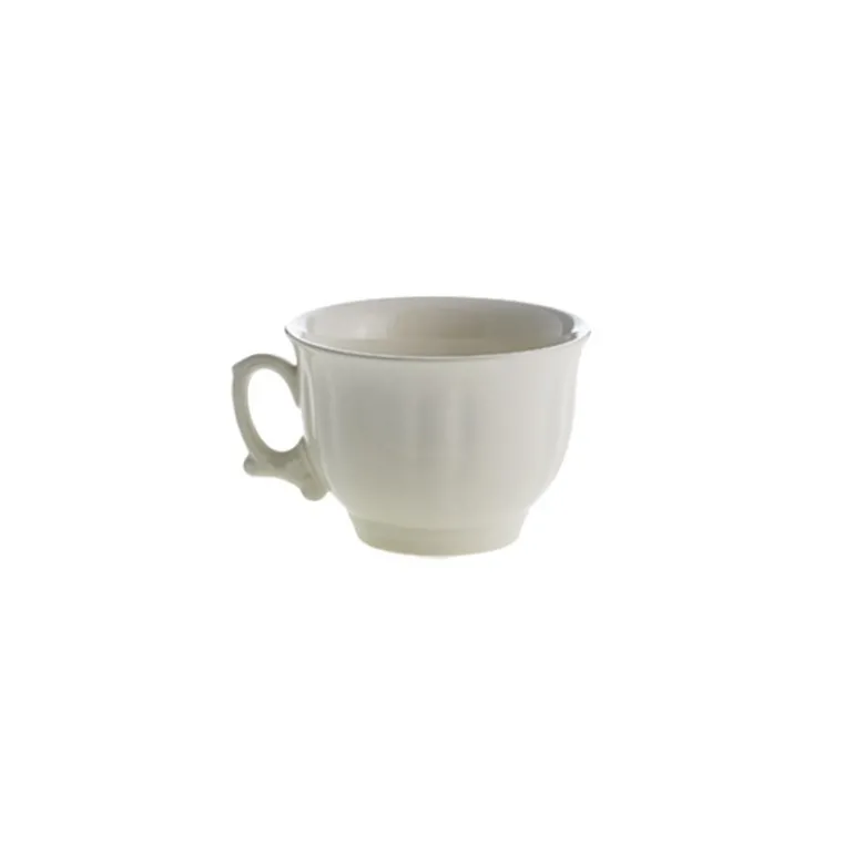 Taza de desayuno colección Aurora Blanca