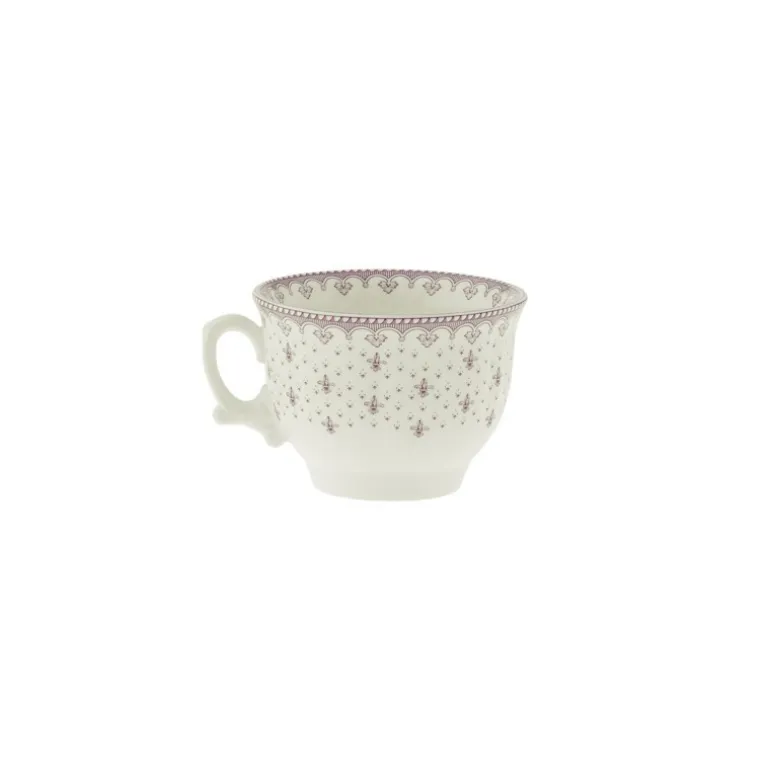 Taza de desayuno colección Flor de Lis Rosa