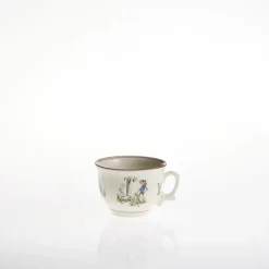Taza de desayuno infantil niña color rojo