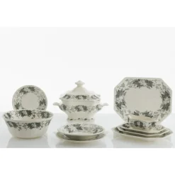 Vajilla completa de 56 piezas colección Yedra
