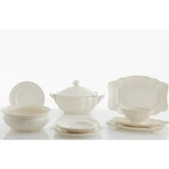 Vajilla completa de 42 piezas colección Imperio Blanca