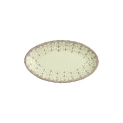 Vajilla completa de 56 piezas colección Flor de Lis Rosa