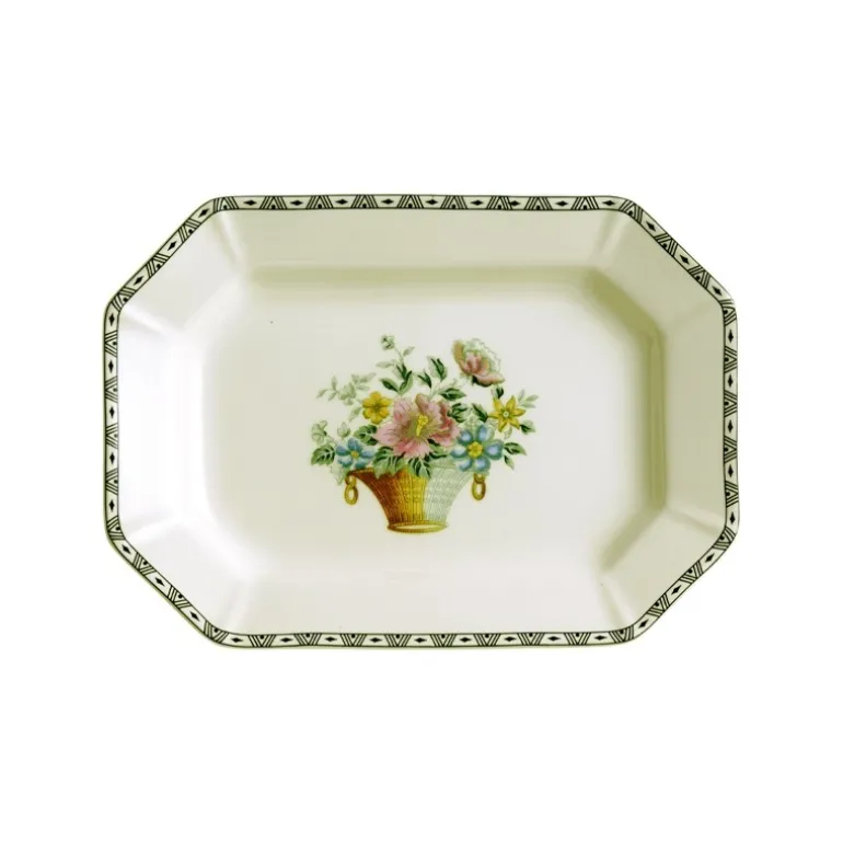 Vajilla completa de 42 piezas colección Canasto Floral