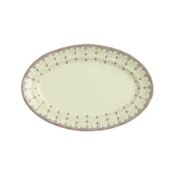Vajilla completa de 56 piezas colección Flor de Lis Rosa